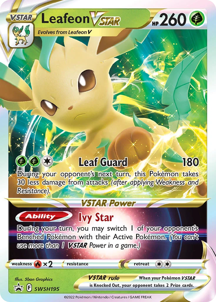 Leafeon VSTAR · SWSH Black Star Promos