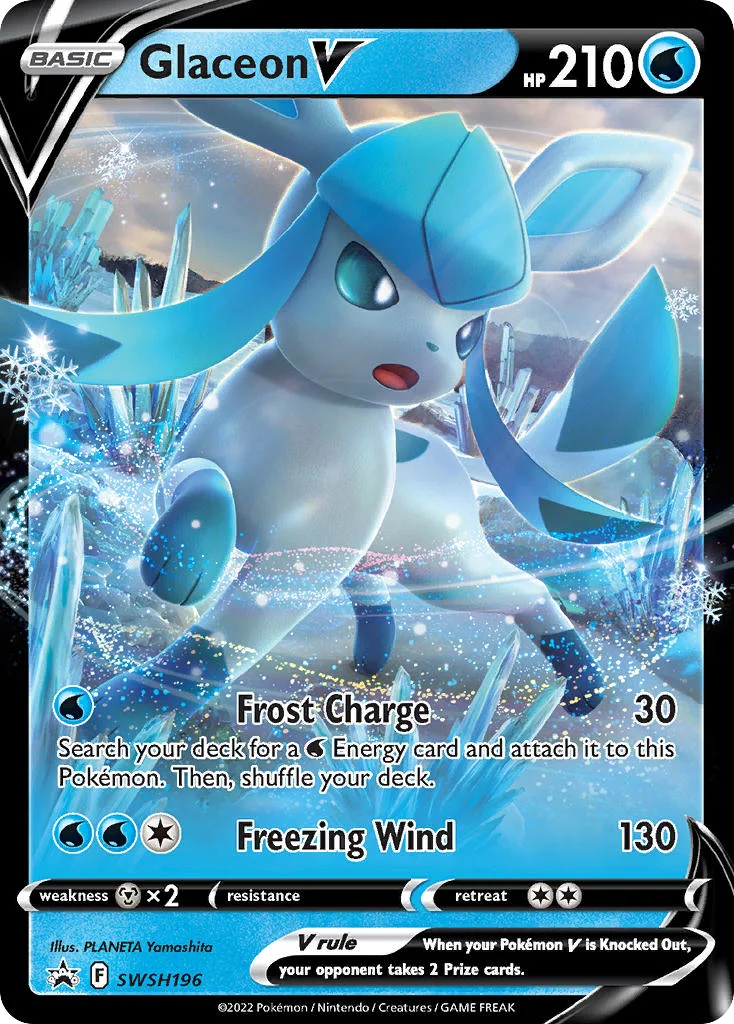 Glaceon V · SWSH Black Star Promos