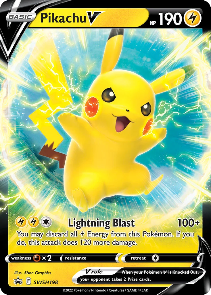Pikachu V · SWSH Black Star Promos