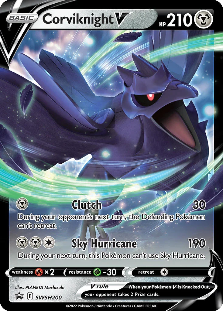 Corviknight V · SWSH Black Star Promos