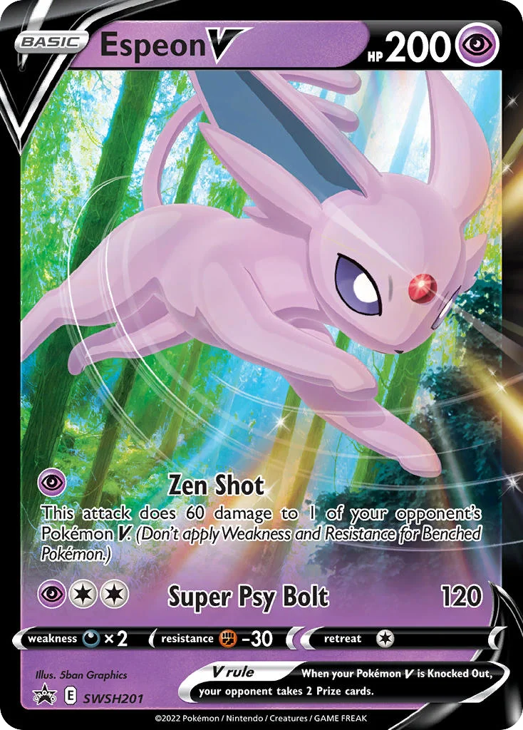 Espeon V · SWSH Black Star Promos