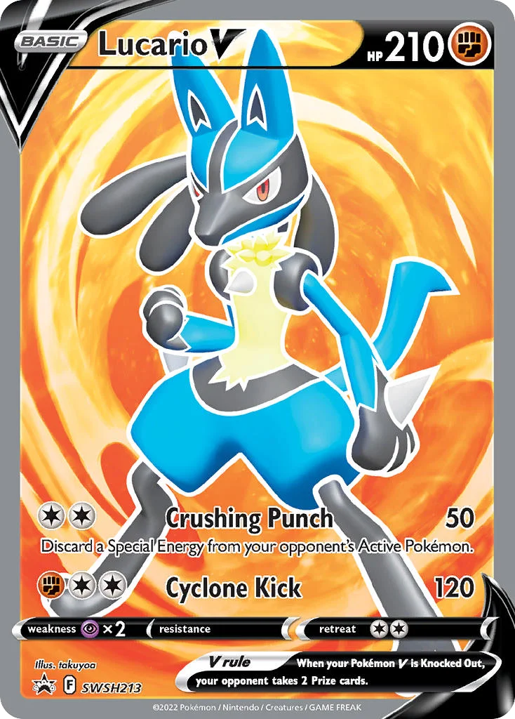 Lucario V · SWSH Black Star Promos