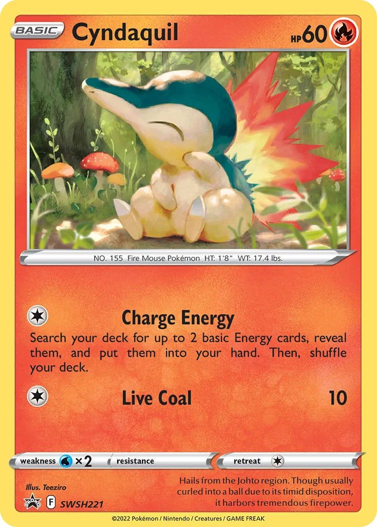 Cyndaquil · SWSH Black Star Promos
