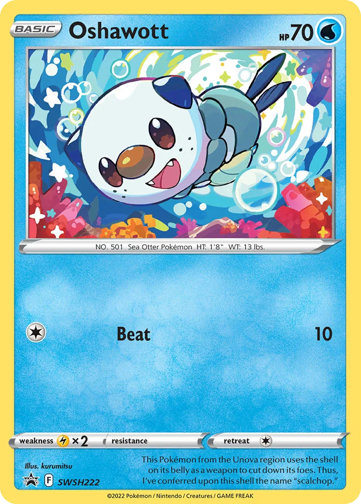 Oshawott · SWSH Black Star Promos