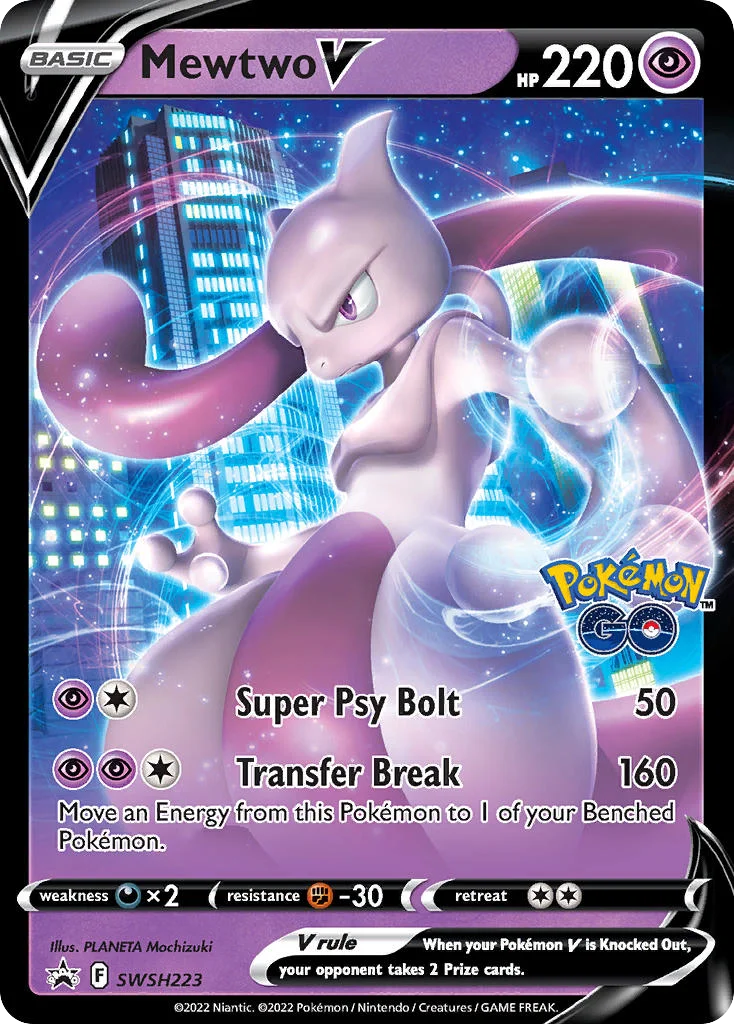 Mewtwo V · SWSH Black Star Promos