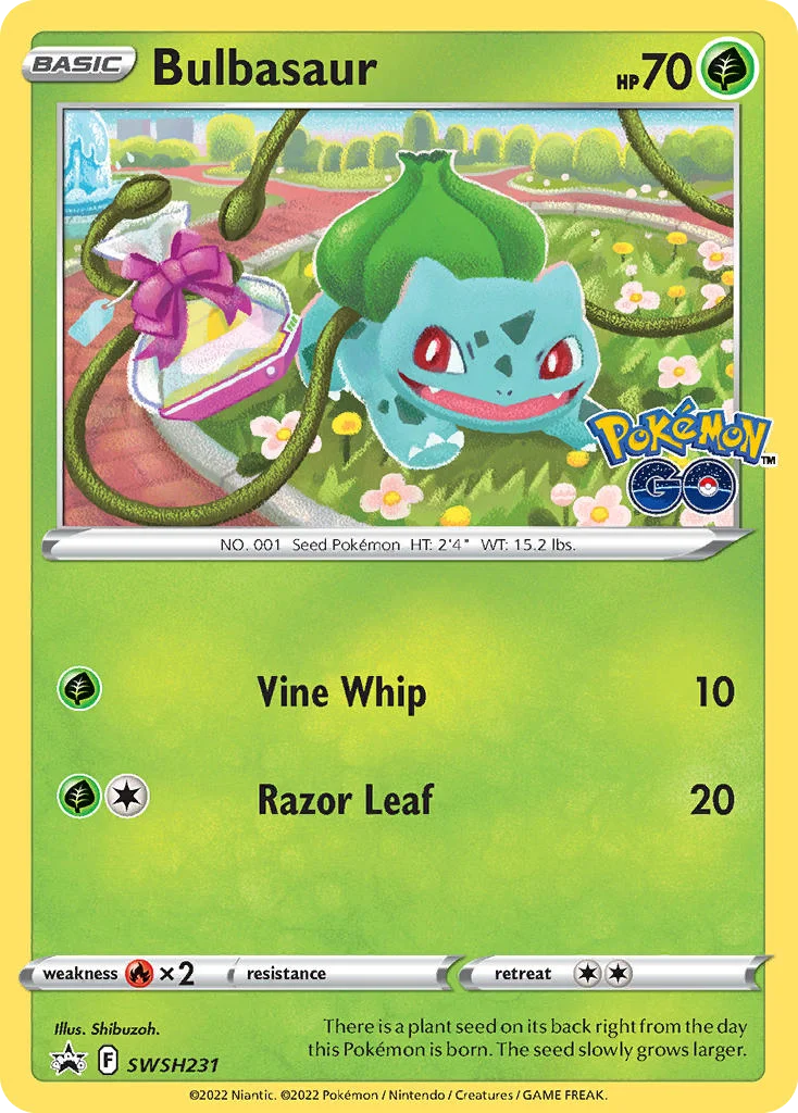 Bulbasaur · SWSH Black Star Promos