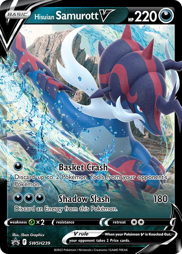Hisuian Samurott V · SWSH Black Star Promos