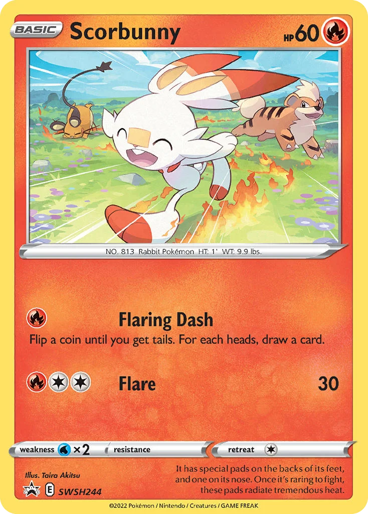 Scorbunny · SWSH Black Star Promos