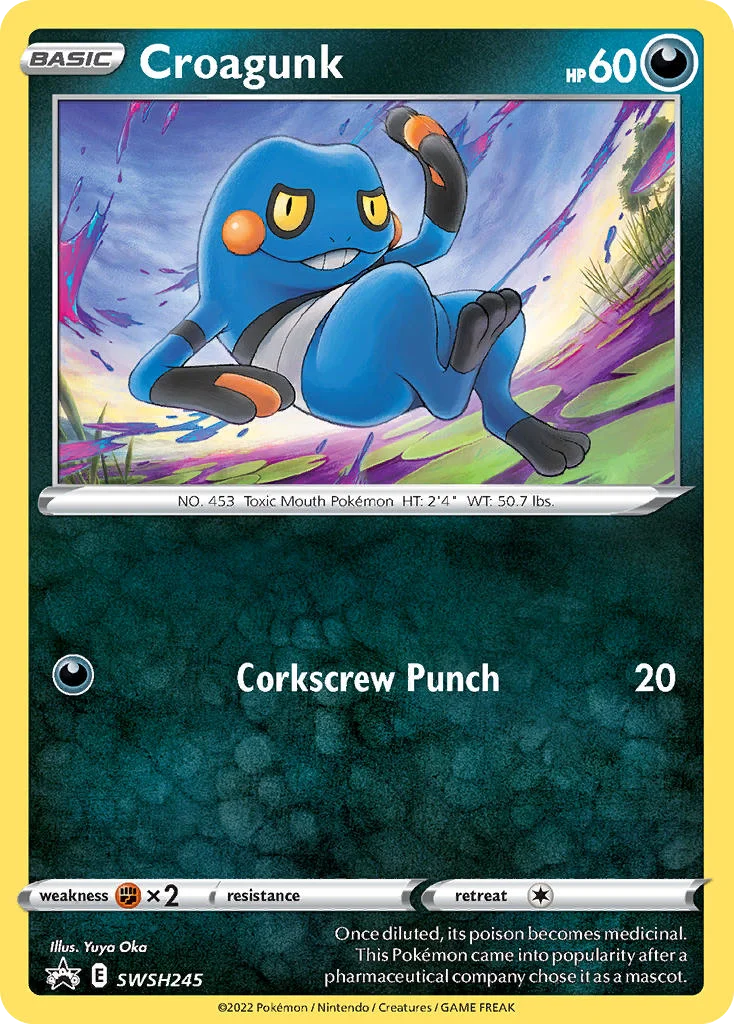 Croagunk · SWSH Black Star Promos