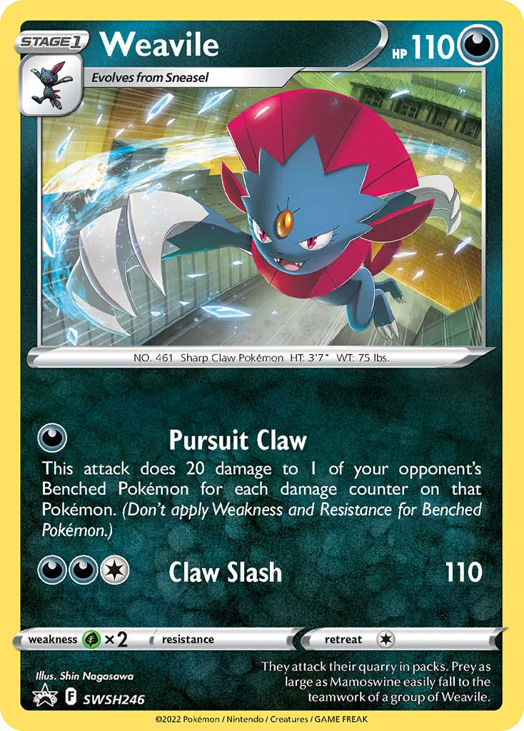 Weavile · SWSH Black Star Promos