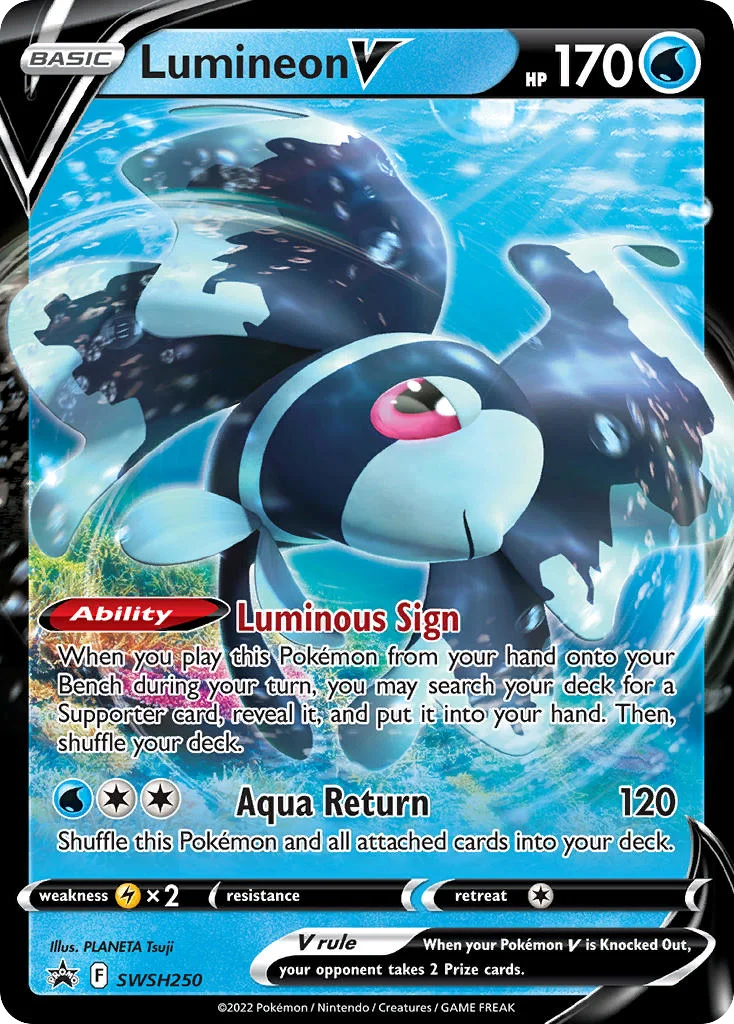 Lumineon V · SWSH Black Star Promos