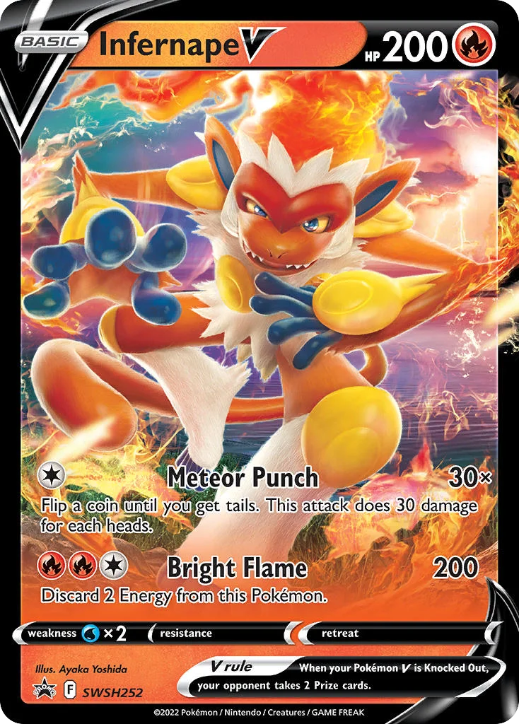 Infernape V · SWSH Black Star Promos