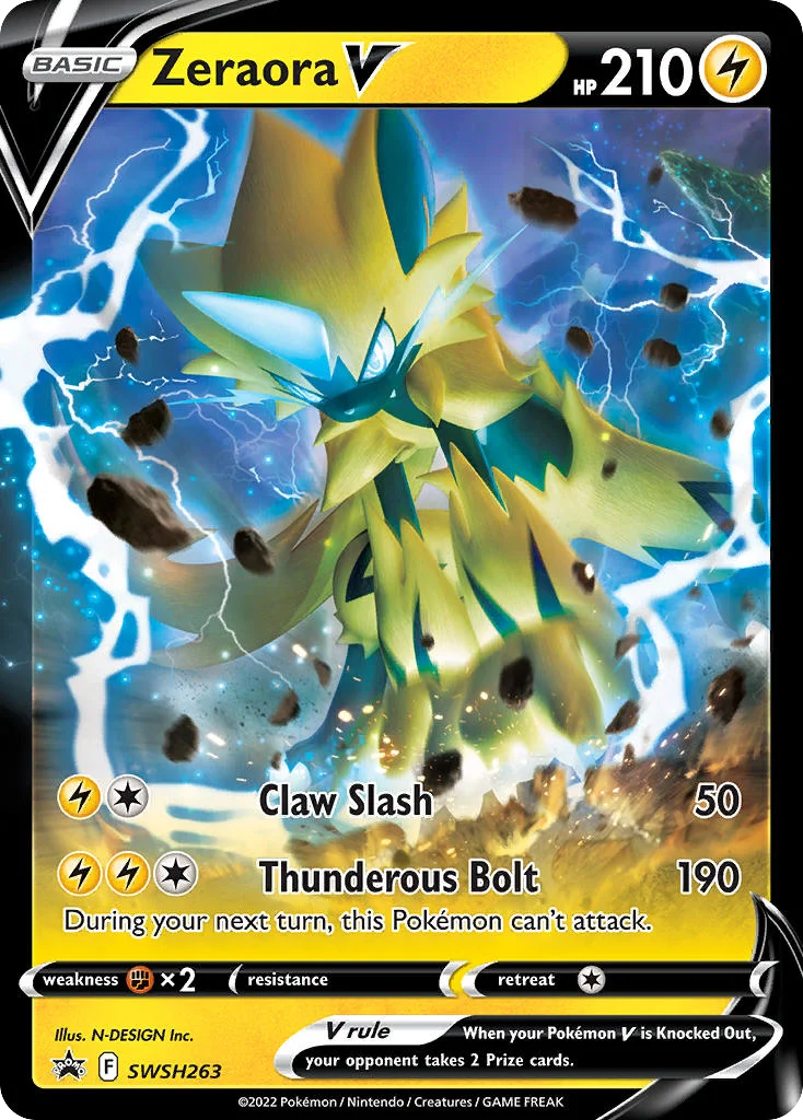 Zeraora V · SWSH Black Star Promos