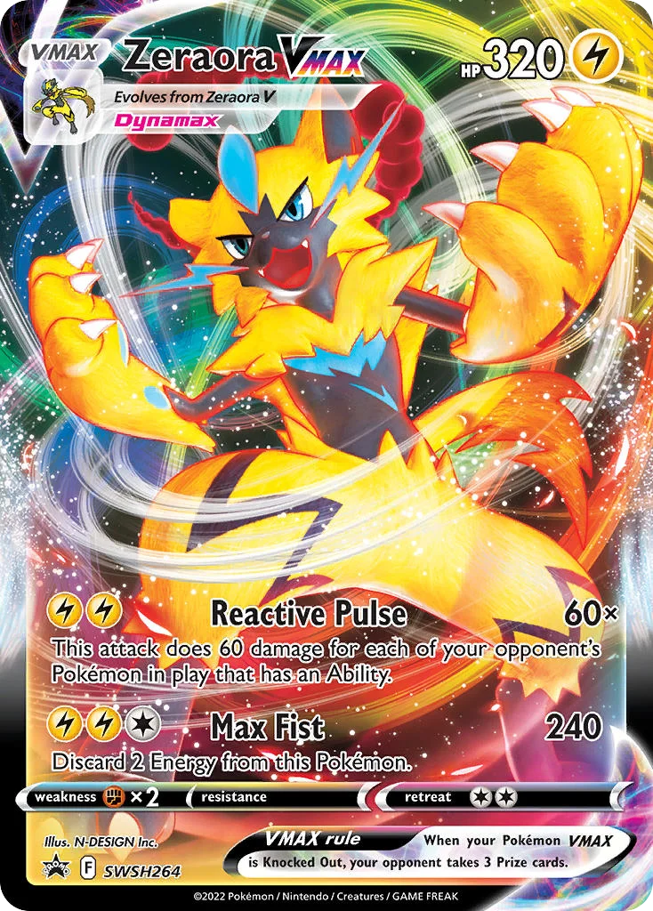 Zeraora VMAX · SWSH Black Star Promos