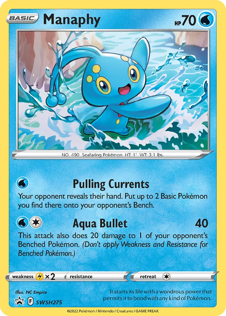 Manaphy · SWSH Black Star Promos