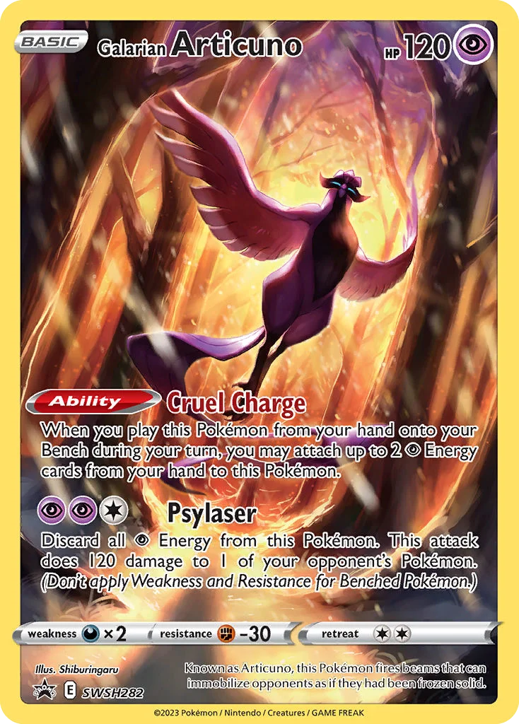 Galarian Articuno · SWSH Black Star Promos