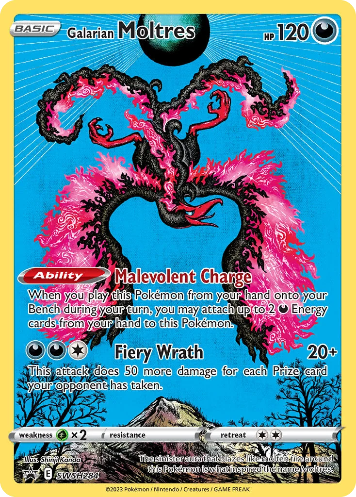 Galarian Moltres · SWSH Black Star Promos