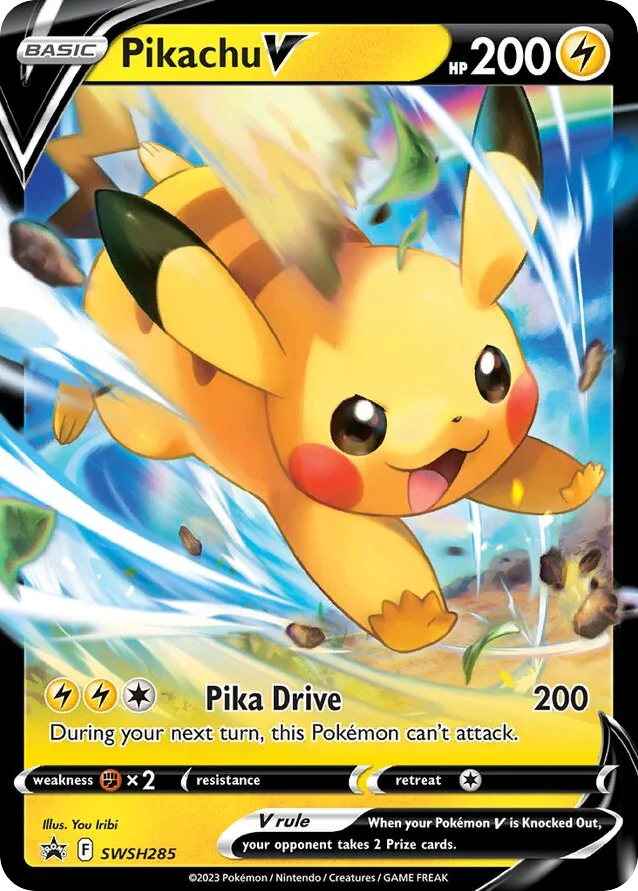 Pikachu V · SWSH Black Star Promos