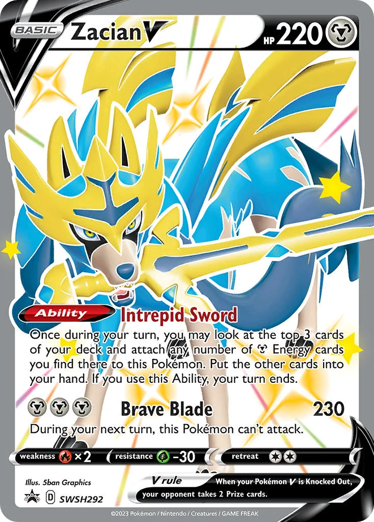 Zacian V · SWSH Black Star Promos