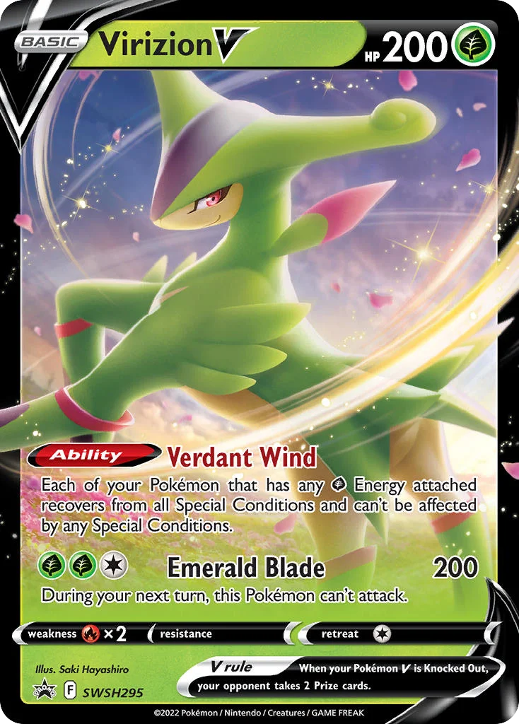 Virizion V · SWSH Black Star Promos