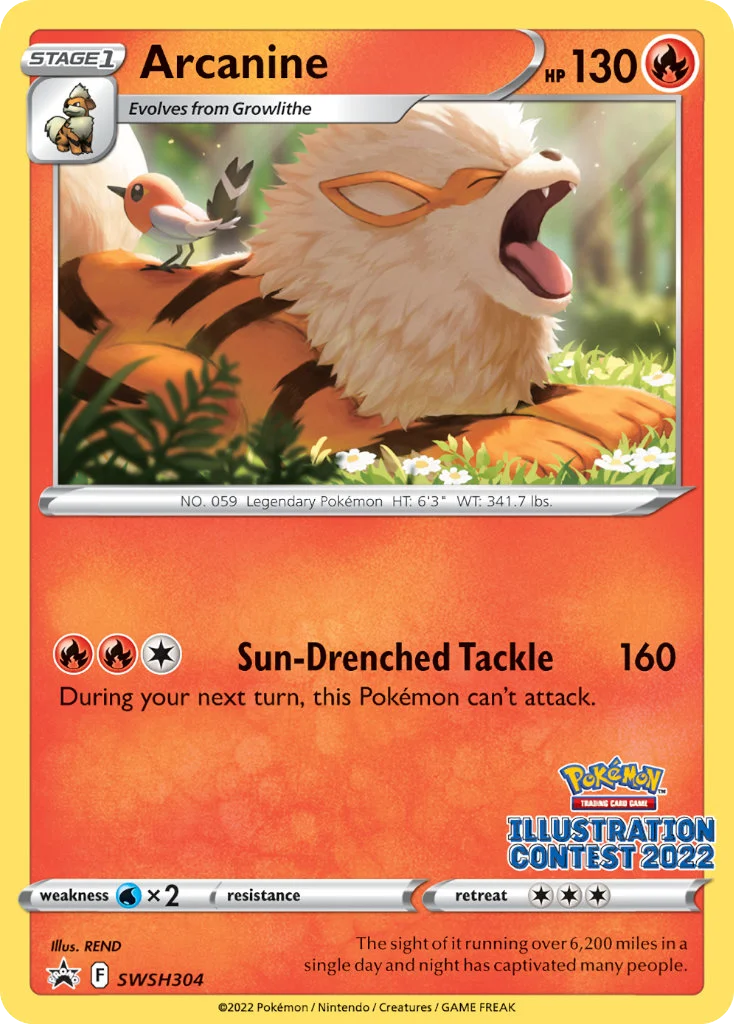 Arcanine · SWSH Black Star Promos