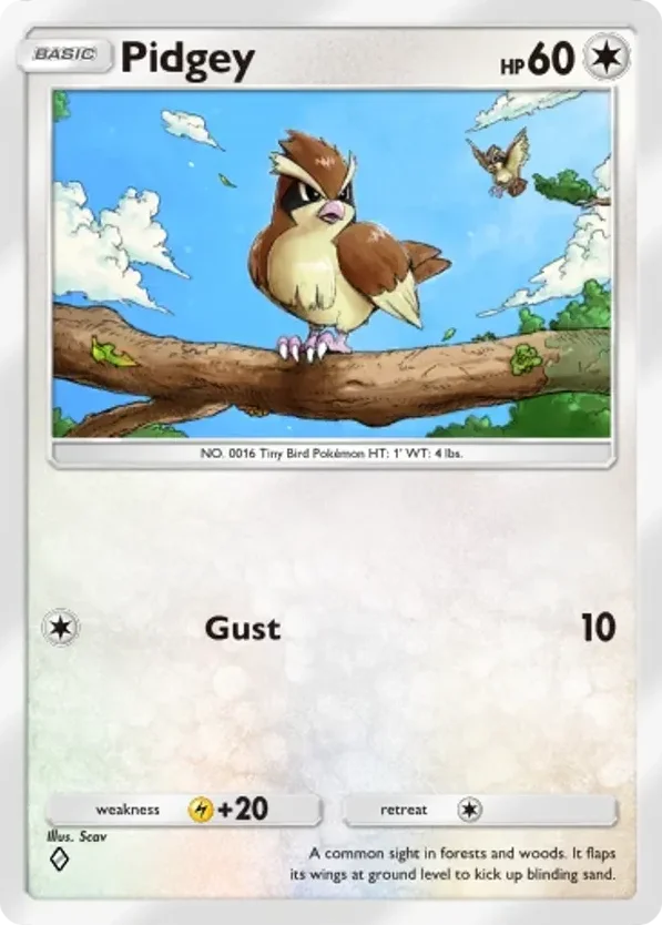 Pidgey · Genetic Apex