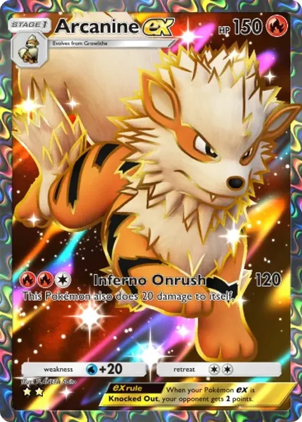 Arcanine ex · Genetic Apex