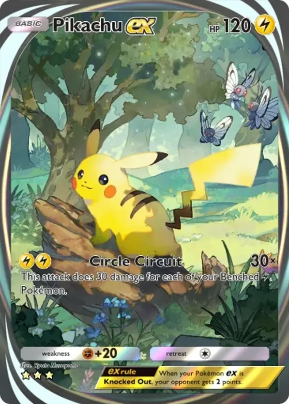 Pikachu ex · Genetic Apex