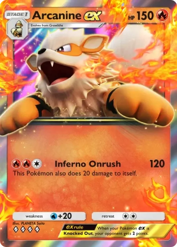 Arcanine ex · Genetic Apex