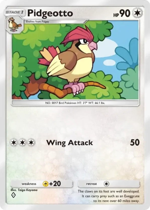 Pidgeotto · Mythical Island