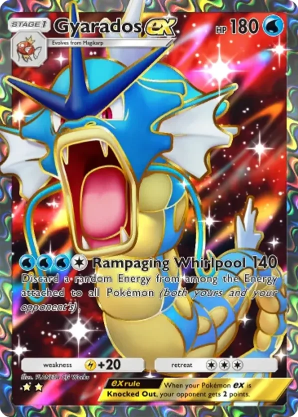 Gyarados ex · Mythical Island