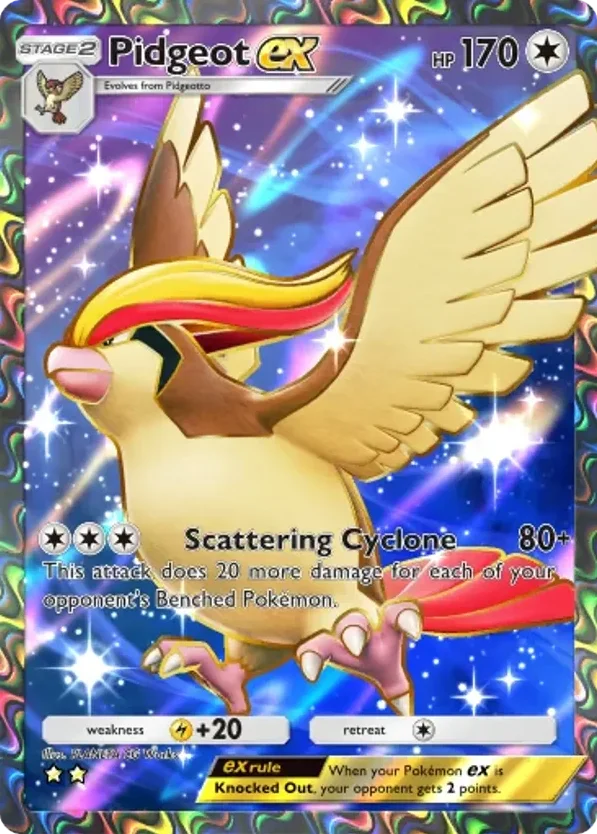 Pidgeot ex · Mythical Island