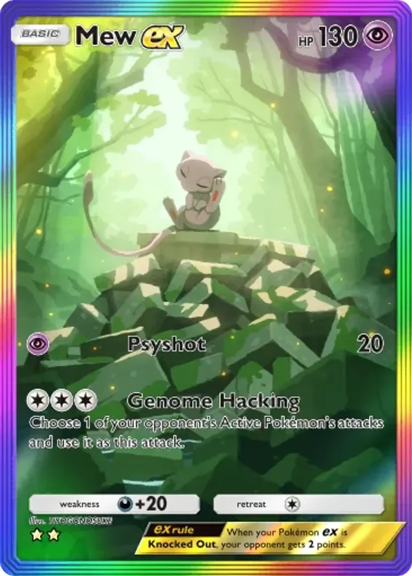 Mew ex · Mythical Island