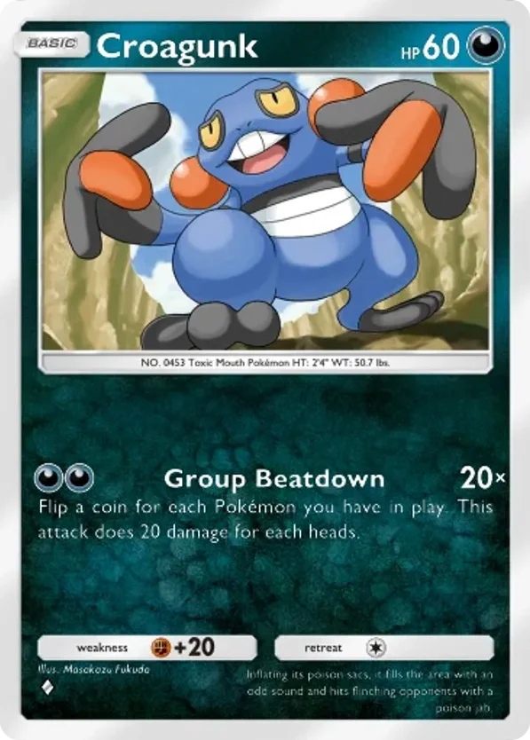 Croagunk · Space-Time Smackdown