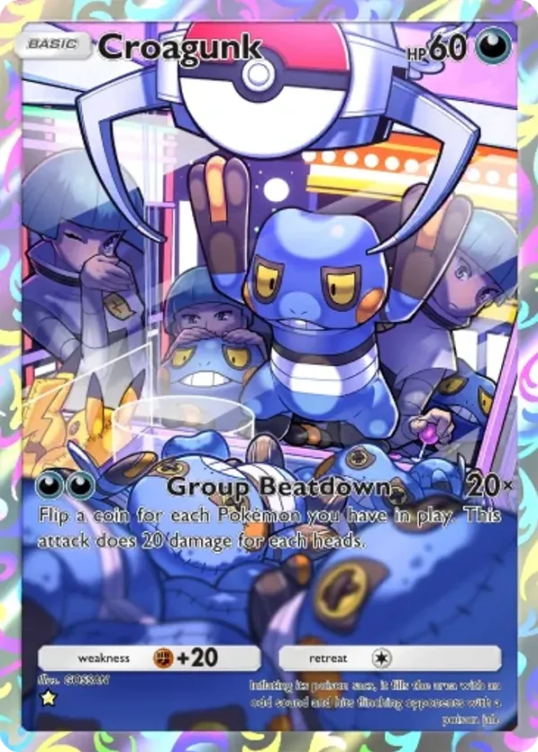 Croagunk · Space-Time Smackdown