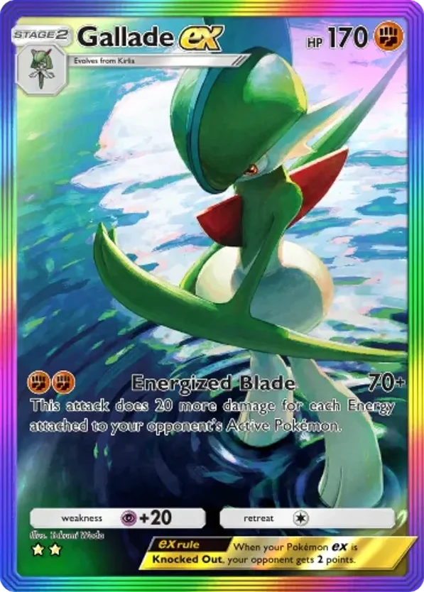 Gallade ex · Space-Time Smackdown