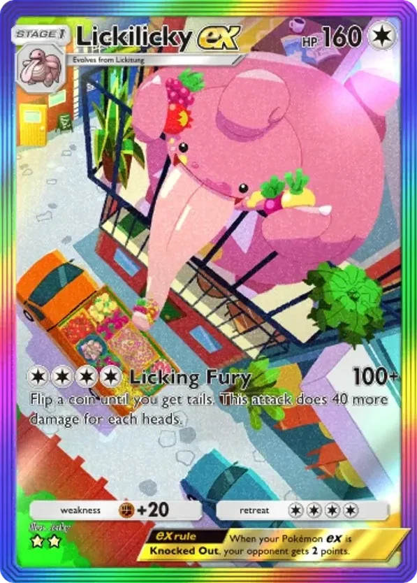 Lickilicky ex · Space-Time Smackdown