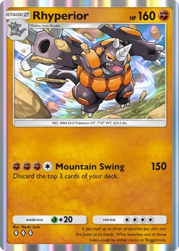 Rhyperior · Space-Time Smackdown