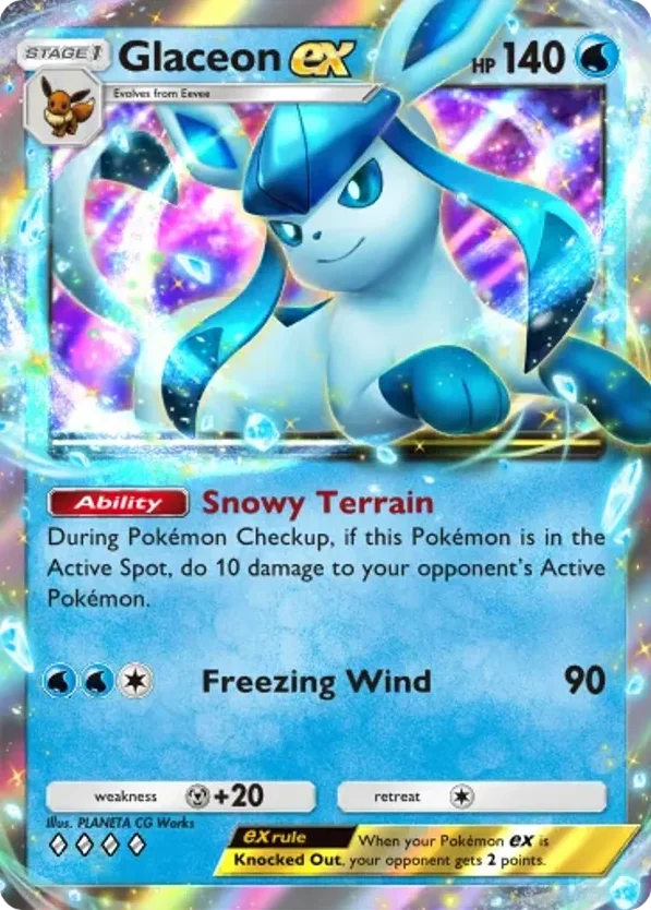 Glaceon ex · Triumphant Light