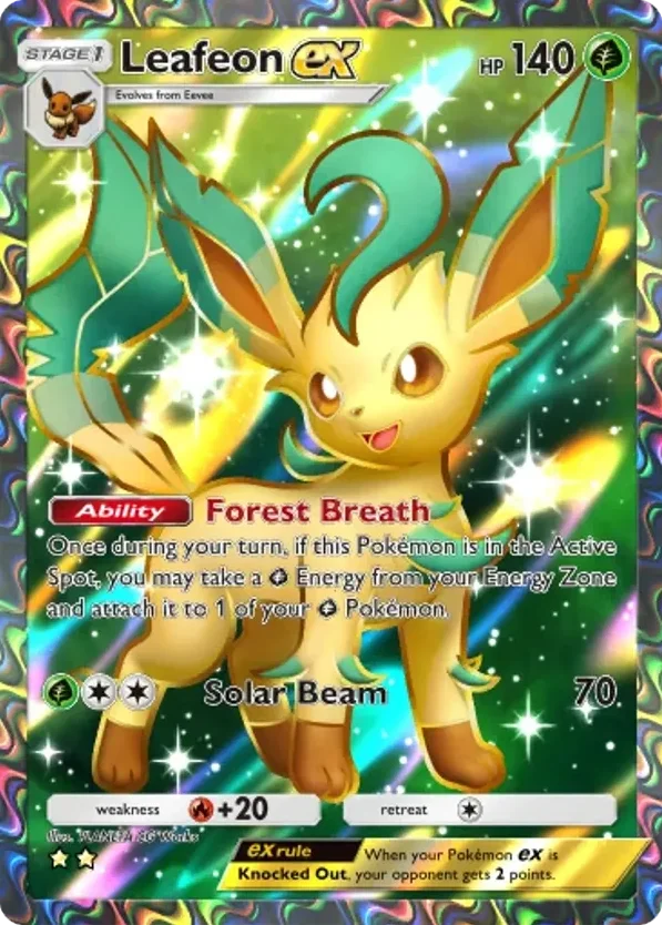 Leafeon ex · Triumphant Light