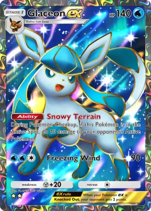 Glaceon ex · Triumphant Light