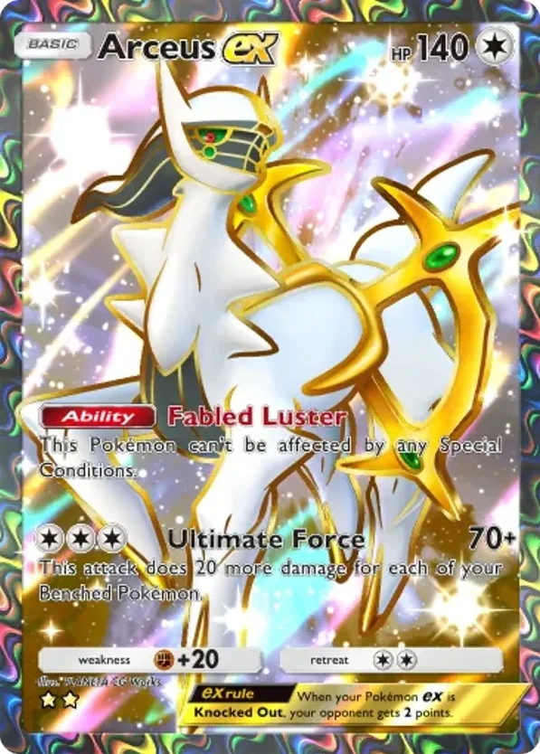Arceus ex · Triumphant Light