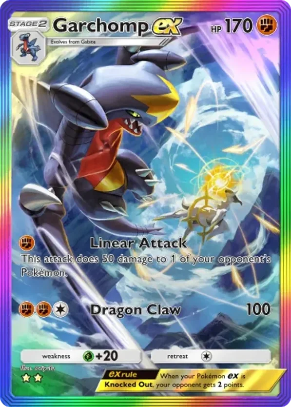 Garchomp ex · Triumphant Light