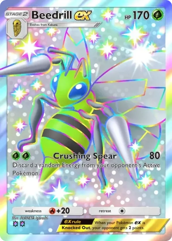 Beedrill ex · Shining Revelry