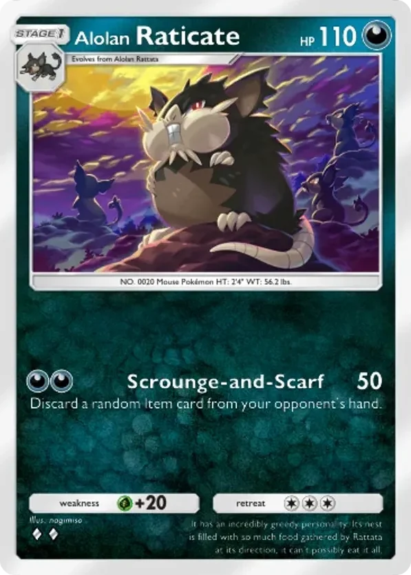 Alolan Raticate · Celestial Guardians