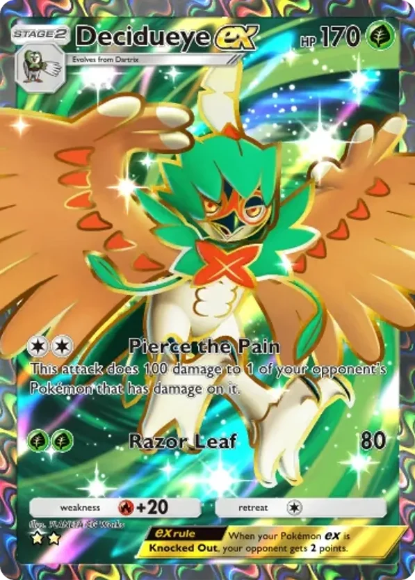 Decidueye ex · Celestial Guardians