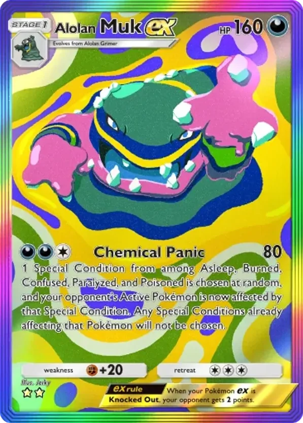 Alolan Muk ex · Celestial Guardians