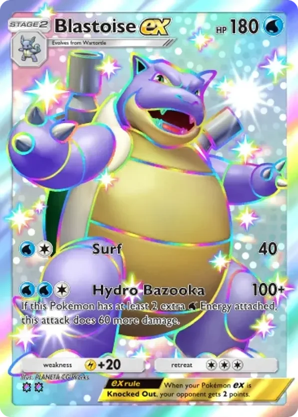 Blastoise ex · Celestial Guardians
