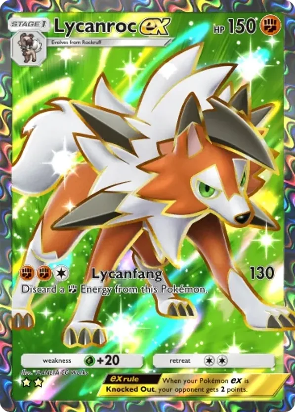Lycanroc ex · Extradimensional Crisis