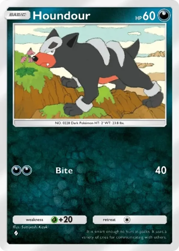 Houndour · Wisdom of Sea and Sky